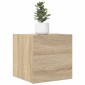 vidaXL Έπιπλο Τηλεόρασης Κρεμαστό Sonoma Δρυς 30,5 x 30 x 30 εκ.