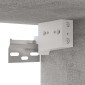 vidaXL Ντουλάπι Τηλεόρασης Κρεμαστό Γκρι Σκυρ. 60 x 30 x 30 εκ.