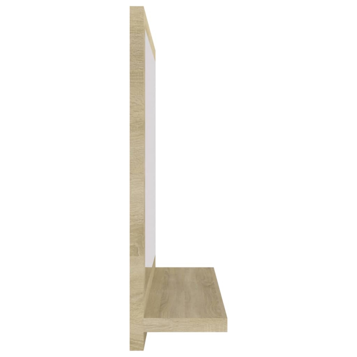 vidaXL Καθρέφτης Μπάνιου Sonoma Δρυς 40 x 10,5 x 37 εκ. Μοριοσανίδα