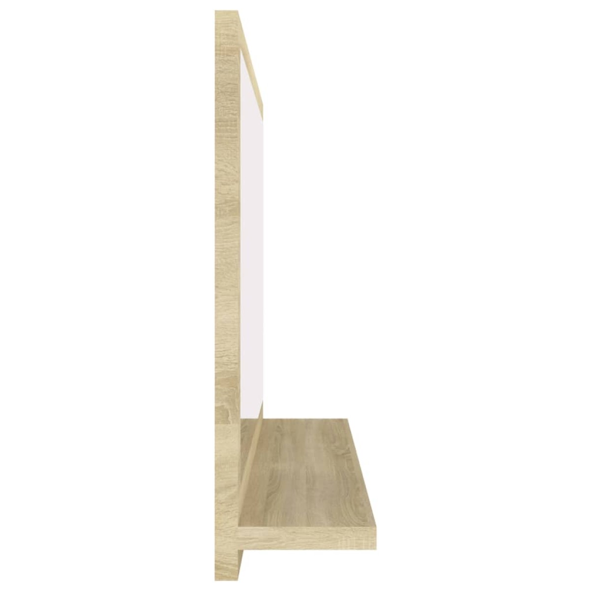vidaXL Καθρέφτης Μπάνιου Sonoma Δρυς 60 x 10,5 x 37 εκ. Μοριοσανίδα