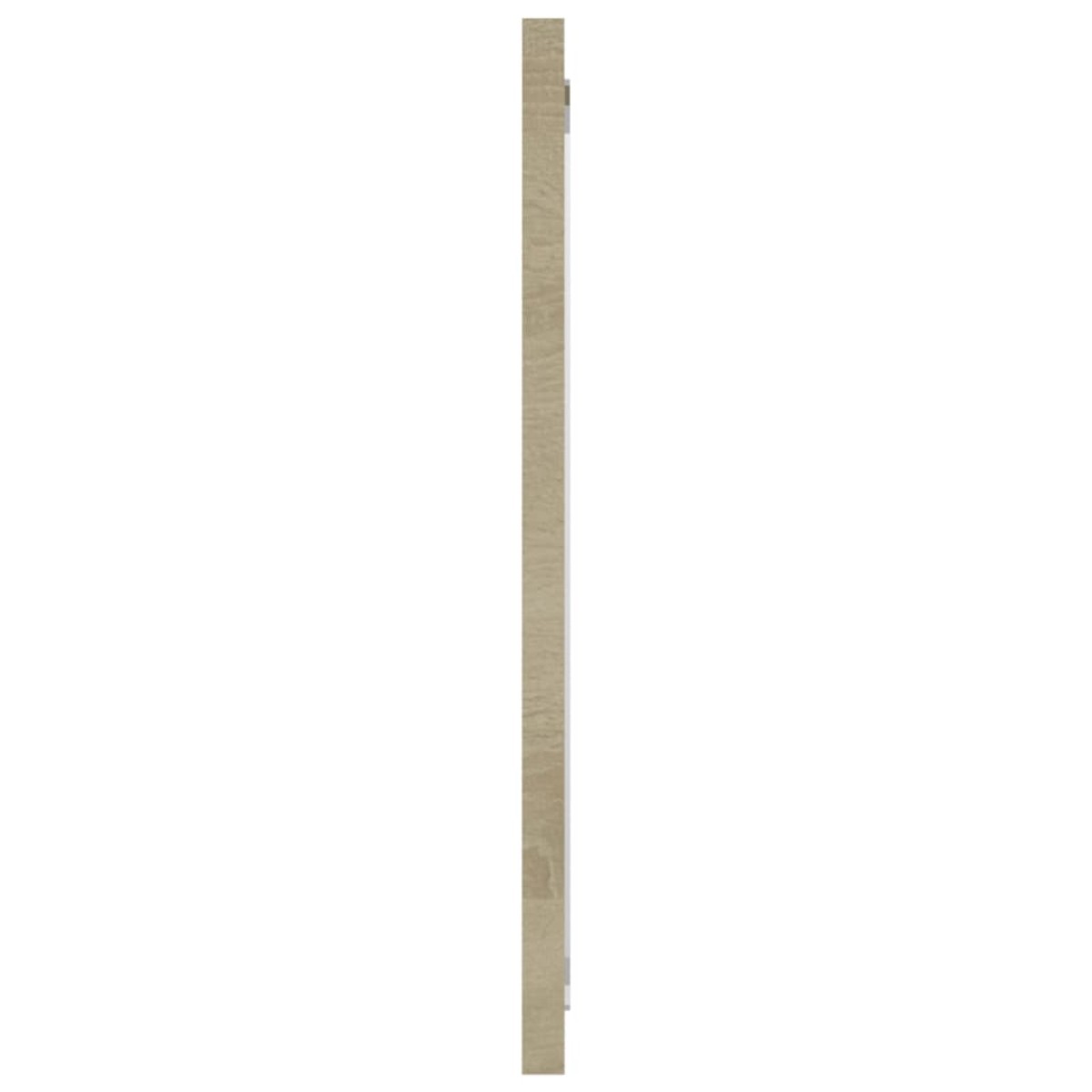 vidaXL Καθρέφτης Μπάνιου Sonoma Δρυς 80 x 1,5 x 37 εκ. Μοριοσανίδα