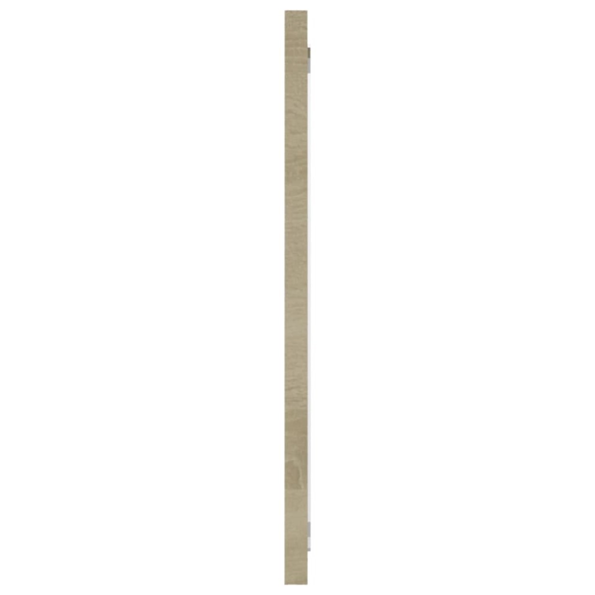 vidaXL Καθρέφτης Μπάνιου Sonoma Δρυς 100 x 1,5 x 37 εκ. Μοριοσανίδα