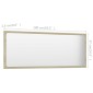 vidaXL Καθρέφτης Μπάνιου Sonoma Δρυς 100 x 1,5 x 37 εκ. Μοριοσανίδα