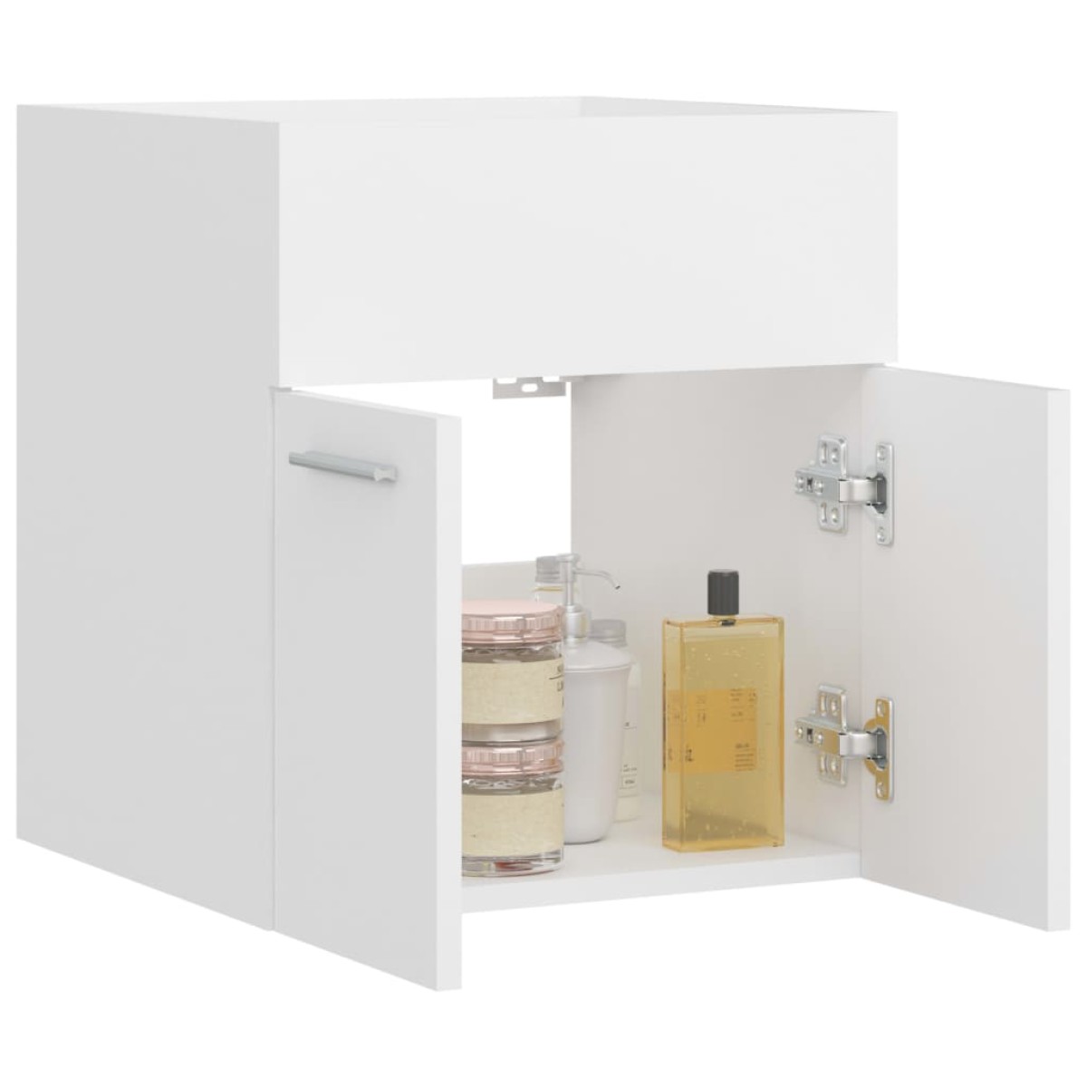 vidaXL Ντουλάπι Νιπτήρα Λευκό 41 x 38,5 x 46 εκ. από Μοριοσανίδα