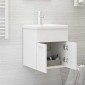 vidaXL Ντουλάπι Νιπτήρα Λευκό 41 x 38,5 x 46 εκ. από Μοριοσανίδα
