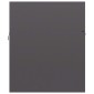 vidaXL Ντουλάπι Νιπτήρα Γυαλιστερό Γκρι 90 x 38,5 x 46 εκ. Μοριοσανίδα