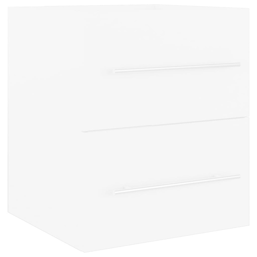 vidaXL Ντουλάπι Νιπτήρα Λευκό 41 x 38,5 x 48 εκ. από Επεξ. Ξύλο