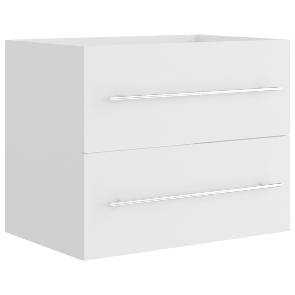 vidaXL Ντουλάπι Νιπτήρα Λευκό 60 x 38,5 x 48 εκ. από Επεξ. Ξύλο
