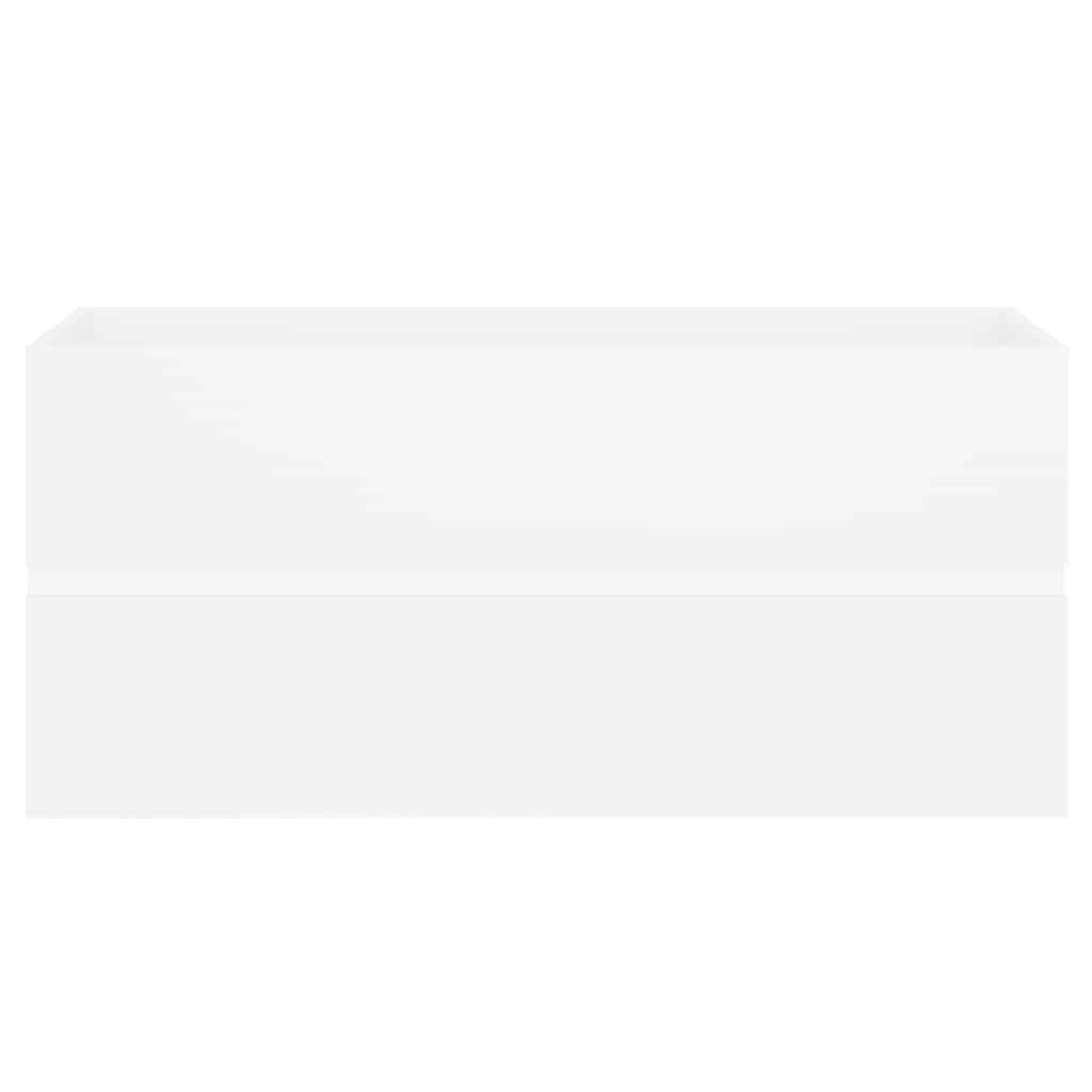 vidaXL Ντουλάπι Νιπτήρα Λευκό 100 x 38,5 x 45 εκ. Μοριοσανίδα