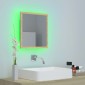 vidaXL Καθρέφτης Μπάνιου με LED Sonoma Δρυς 40x8,5x37 εκ. Ακρυλικός