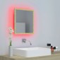 vidaXL Καθρέφτης Μπάνιου με LED Sonoma Δρυς 40x8,5x37 εκ. Ακρυλικός