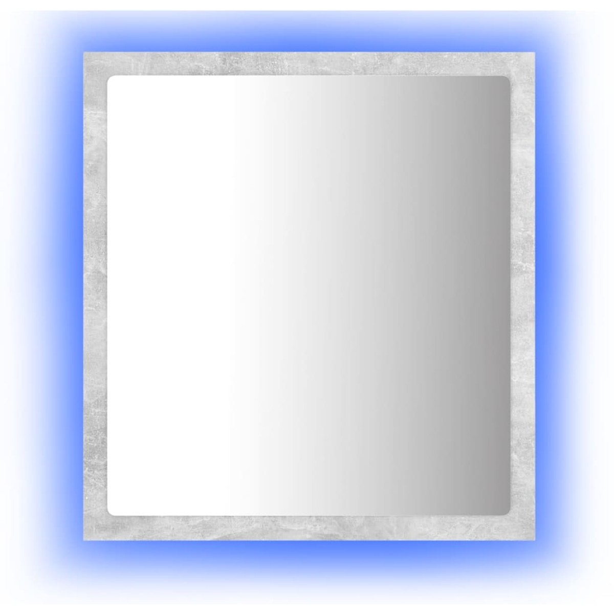 vidaXL Καθρέφτης Μπάνιου Γκρι Σκυροδέματος 40x8,5x37 εκ. Ακρυλικός