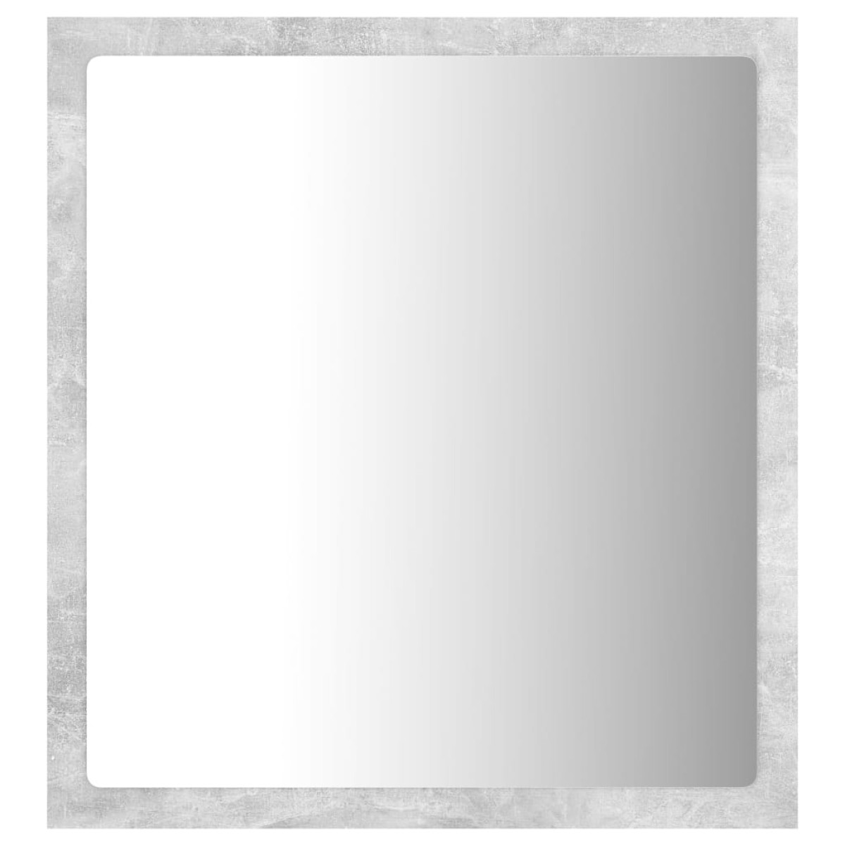 vidaXL Καθρέφτης Μπάνιου Γκρι Σκυροδέματος 40x8,5x37 εκ. Ακρυλικός