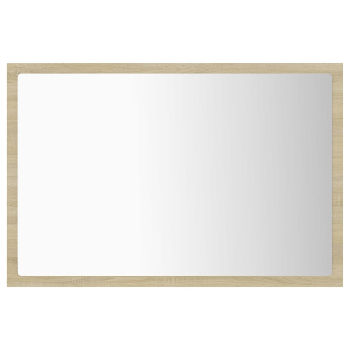 vidaXL Καθρέφτης Μπάνιου με LED Sonoma Δρυς 60x8,5x37 εκ. Ακρυλικός