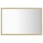 vidaXL Καθρέφτης Μπάνιου με LED Sonoma Δρυς 60x8,5x37 εκ. Ακρυλικός