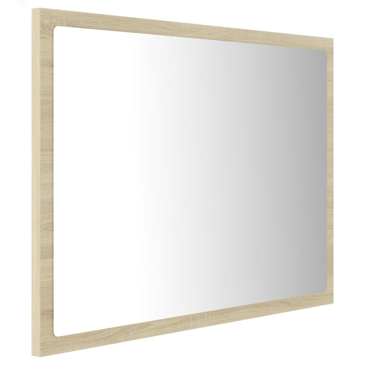 vidaXL Καθρέφτης Μπάνιου με LED Sonoma Δρυς 60x8,5x37 εκ. Ακρυλικός