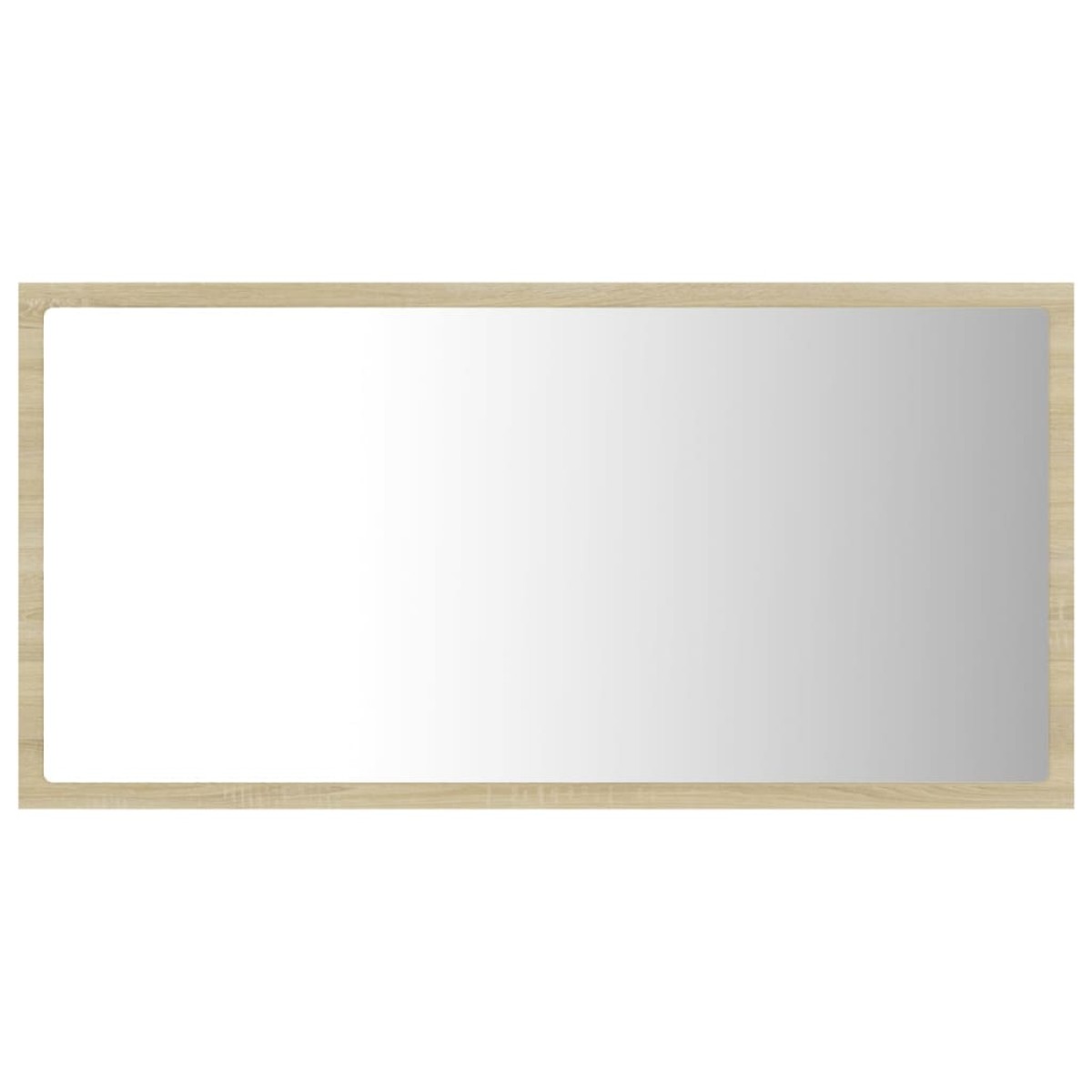 vidaXL Καθρέφτης Μπάνιου με LED Sonoma Δρυς 80x8,5x37 εκ. Ακρυλικός