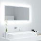 vidaXL Καθρέφτης Μπάνιου με LED Λευκός 90 x 8,5 x 37 εκ. Ακρυλικός