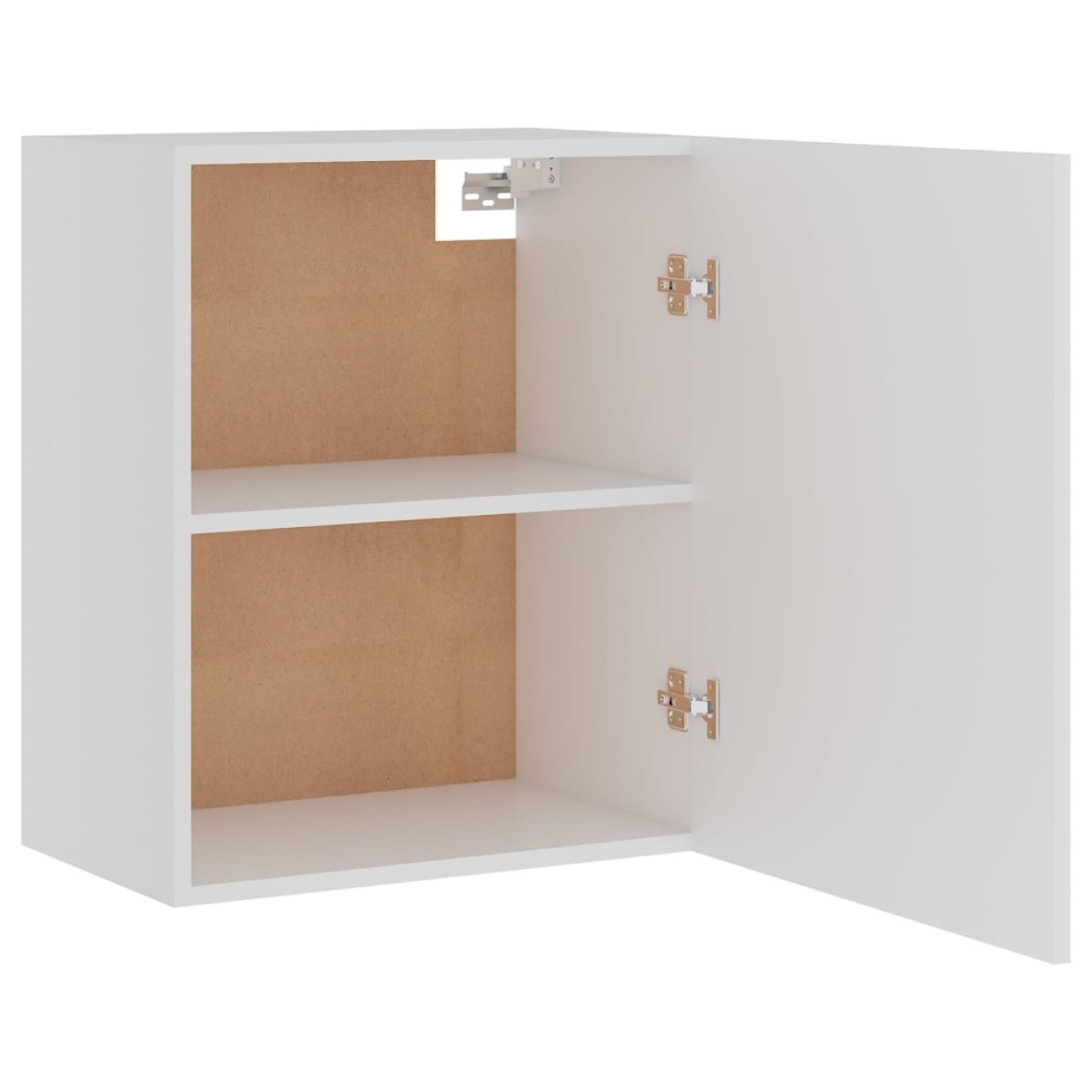vidaXL Ντουλάπια Κρεμαστά 2 τεμ. Λευκά 50x31x60 εκ. Μοριοσανίδα