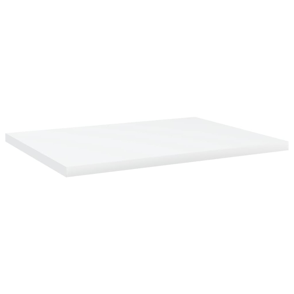vidaXL Ράφια Βιβλιοθήκης 4 τεμ. Λευκά 40x30x1,5 εκ. από Επεξ.Ξύλο