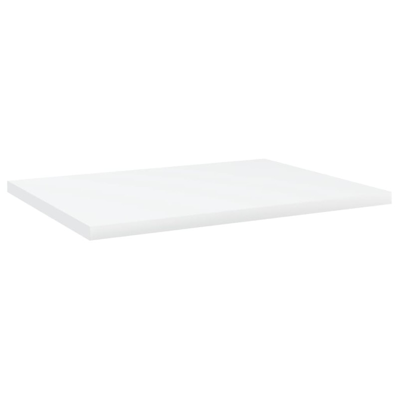 vidaXL Ράφια Βιβλιοθήκης 4 τεμ. Λευκά 40x30x1,5 εκ. από Επεξ.Ξύλο