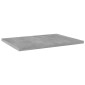 vidaXL Ράφια Βιβλιοθήκης 4 τεμ. Γκρι Σκυροδ. 40x30x1,5 εκ. Μοριοσανίδα