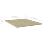 vidaXL Ράφια Βιβλιοθήκης 8 τεμ. Sonoma Δρυς 40x50x1,5 εκ. Μοριοσανίδα