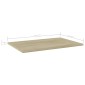 vidaXL Ράφια Βιβλιοθήκης 4 τεμ. Sonoma Δρυς 60x40x1,5 εκ. Μοριοσανίδα