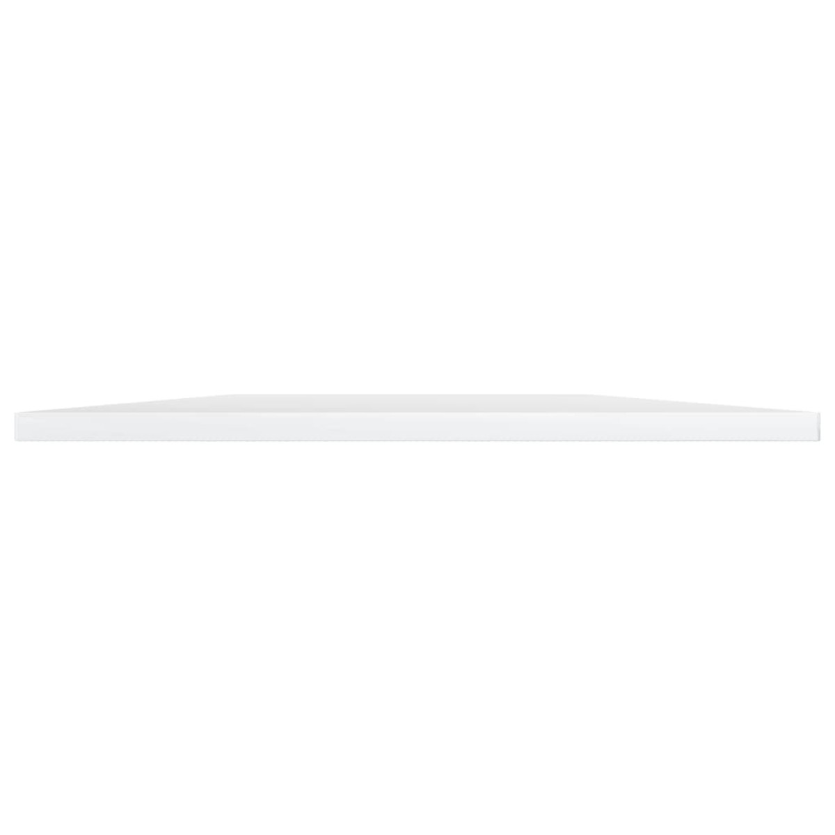 vidaXL Ράφια Βιβλιοθήκης 8 τεμ. Γυαλ. Λευκό 60x50x1,5 εκ. Μοριοσανίδα