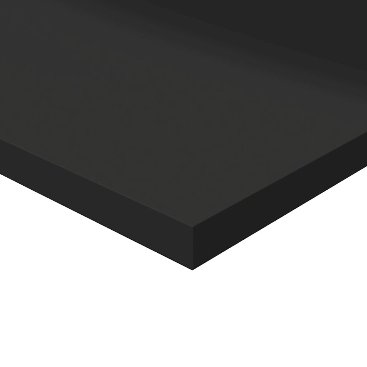 vidaXL Ράφια Βιβλιοθήκης 8 τεμ. Γυαλ. Μαύρο 80x30x1,5 εκ. Μοριοσανίδα