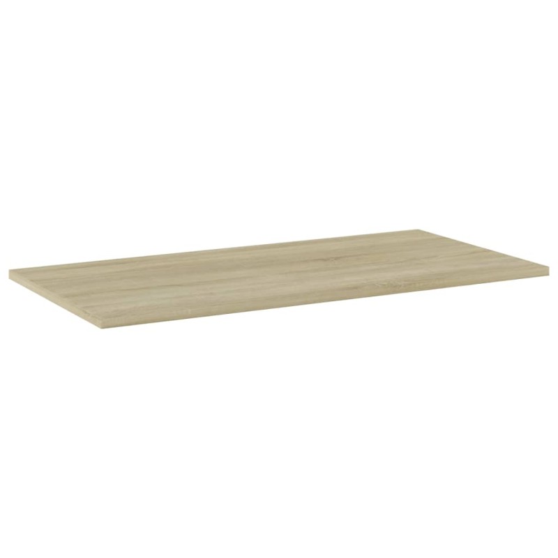 vidaXL Ράφια Βιβλιοθήκης 4 τεμ. Sonoma Δρυς 80x40x1,5 εκ. Μοριοσανίδα