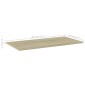 vidaXL Ράφια Βιβλιοθήκης 4 τεμ. Sonoma Δρυς 80x40x1,5 εκ. Μοριοσανίδα