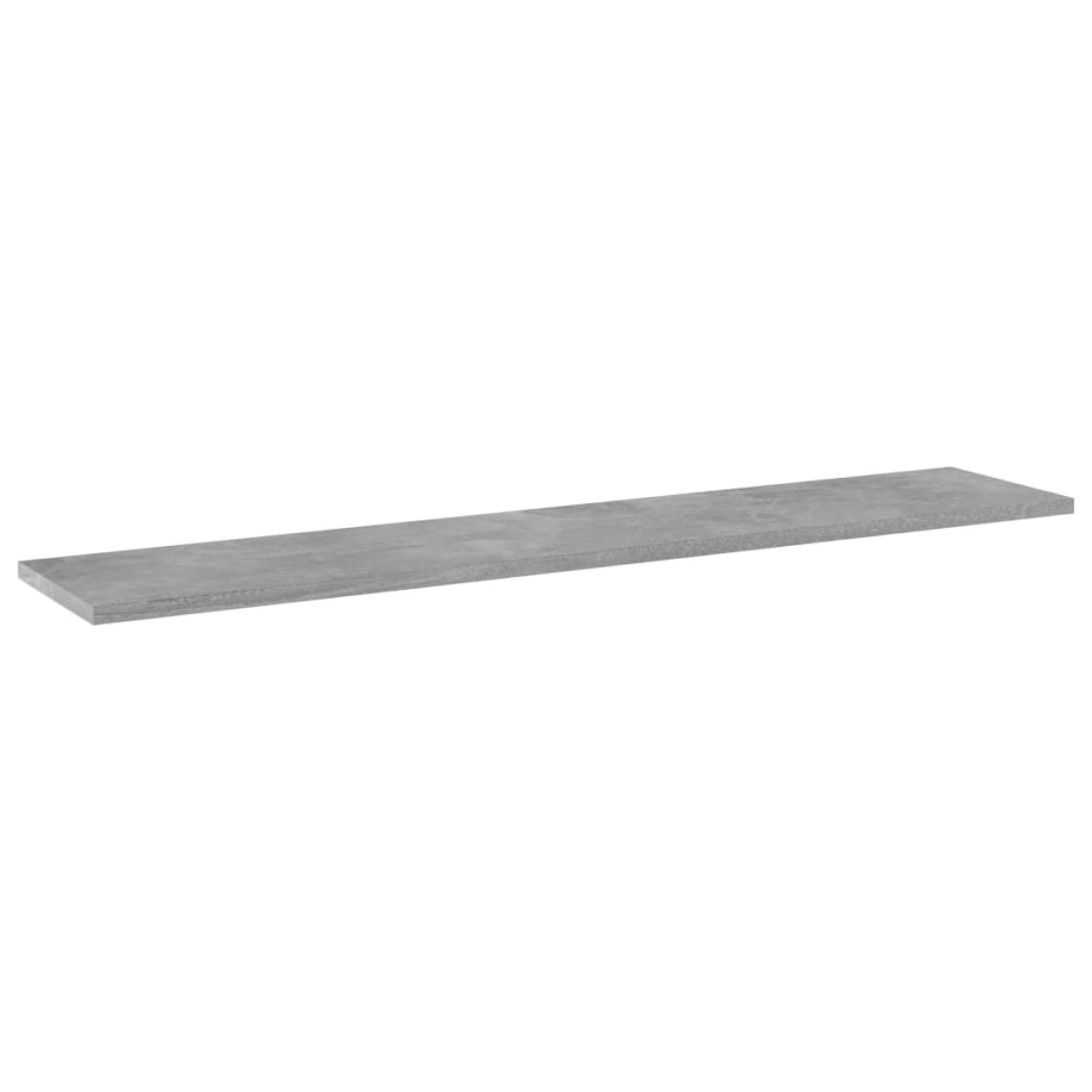 vidaXL Ράφια Βιβλιοθήκης 4 τεμ Γκρι Σκυροδ. 100x20x1,5 εκ. Μοριοσανίδα