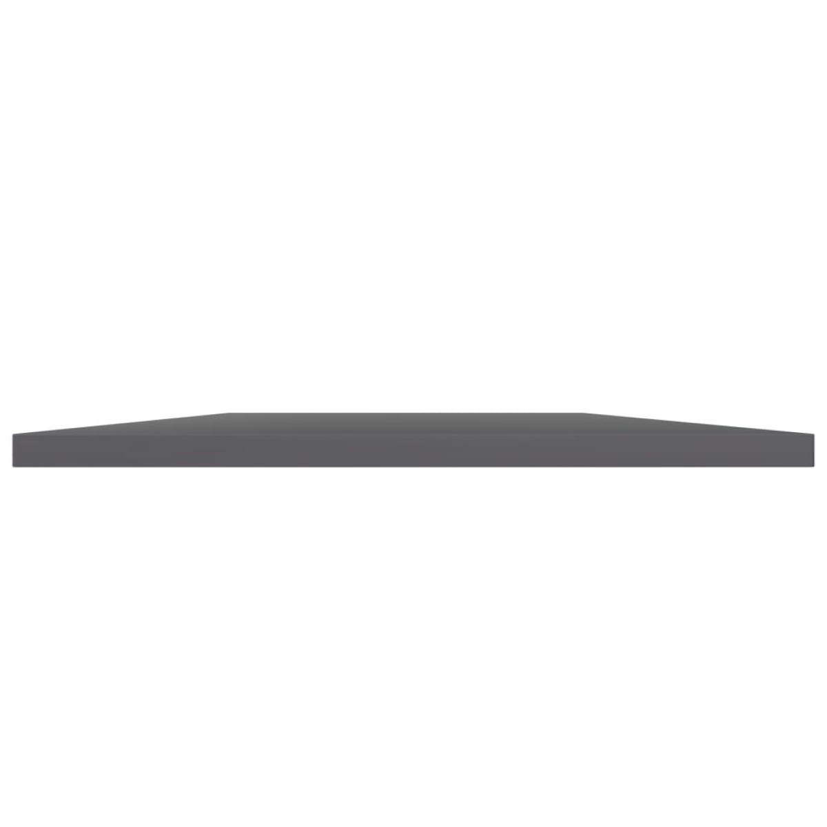 vidaXL Ράφια Βιβλιοθήκης 4 τεμ. Γυαλ. Γκρι 100x40x1,5 εκ. Μοριοσανίδα