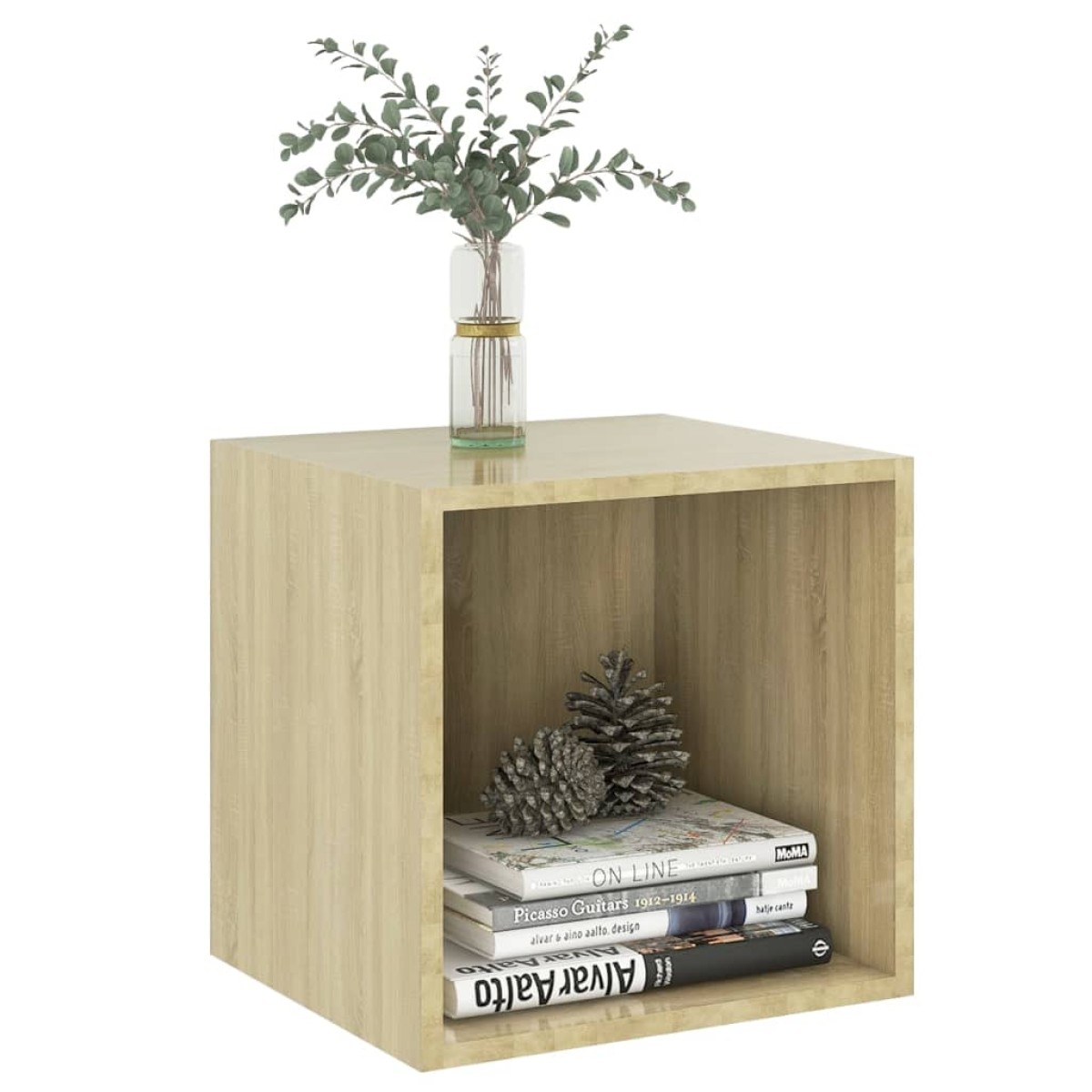 vidaXL Ντουλάπι Τοίχου Sonoma Δρυς 37 x 37 x 37 εκ. από Μοριοσανίδα