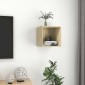 vidaXL Ντουλάπι Τοίχου Sonoma Δρυς 37 x 37 x 37 εκ. από Μοριοσανίδα