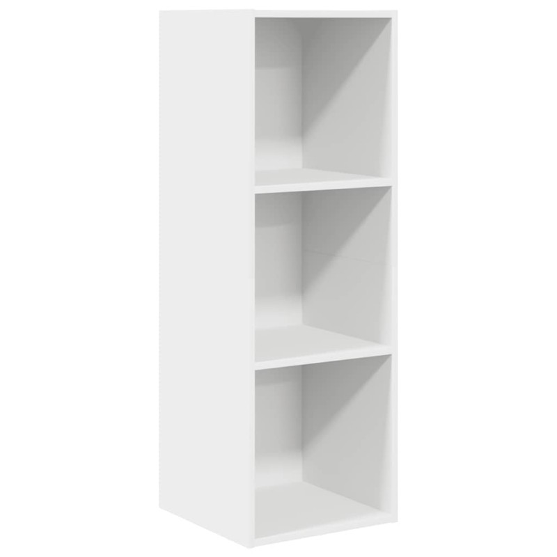 vidaXL Έπιπλο Τηλεόρασης Κρεμαστό Λευκό 37x37x107 εκ. από Επεξ. Ξύλο