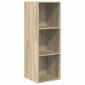 vidaXL Έπιπλο Τηλεόρασης Κρεμαστό Sonoma Δρυς 37x37x107 εκ Μοριοσανίδα