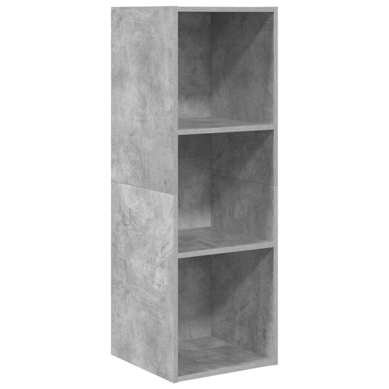 vidaXL Έπιπλο Τηλεόρασης Κρεμαστό Γκρι Σκυρ. 37x37x107 εκ. Επεξ. Ξύλο