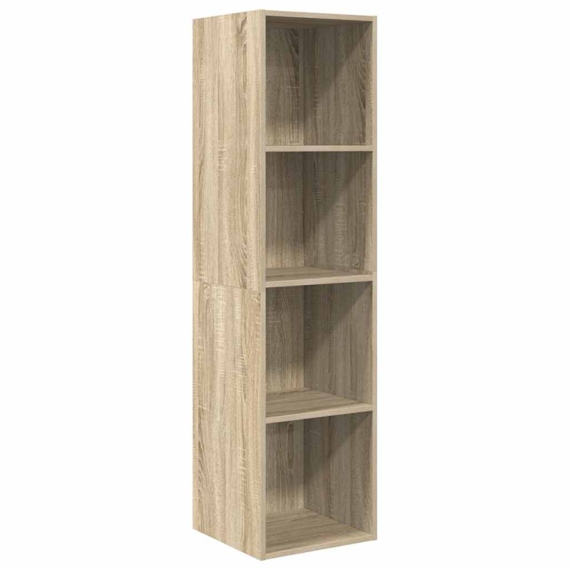 vidaXL Έπιπλο Τηλεόρασης Κρεμαστό Δρυς 37x37x142,5 εκ. από Επεξ. Ξύλο