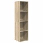 vidaXL Έπιπλο Τηλεόρασης Κρεμαστό Δρυς 37x37x142,5 εκ. από Μοριοσανίδα