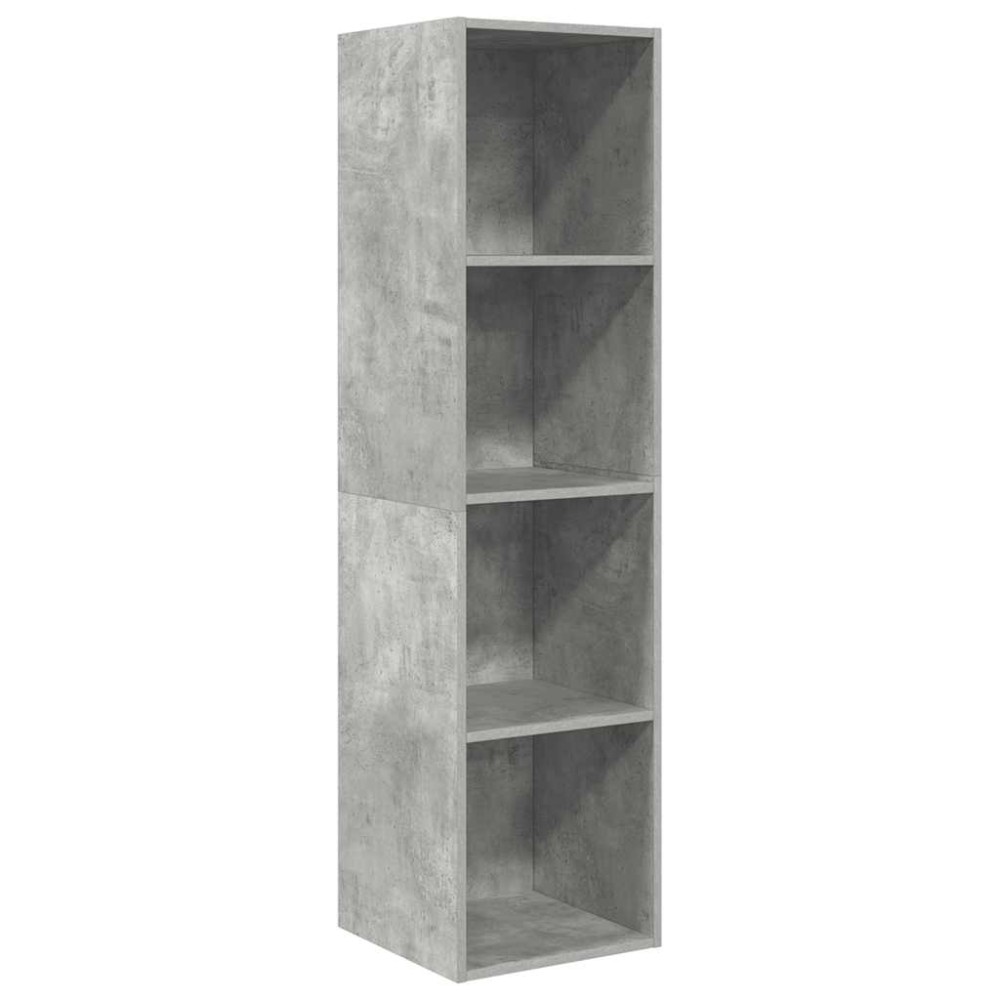vidaXL Έπιπλο Τηλεόρασης Κρεμαστό Γκρι Σκυρ. 37x37x142,5εκ Επεξ. Ξύλο