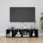 vidaXL Έπιπλα Τηλεόρασης 4 τεμ. Γκρι 37 x 35 x 37 εκ. από Μοριοσανίδα