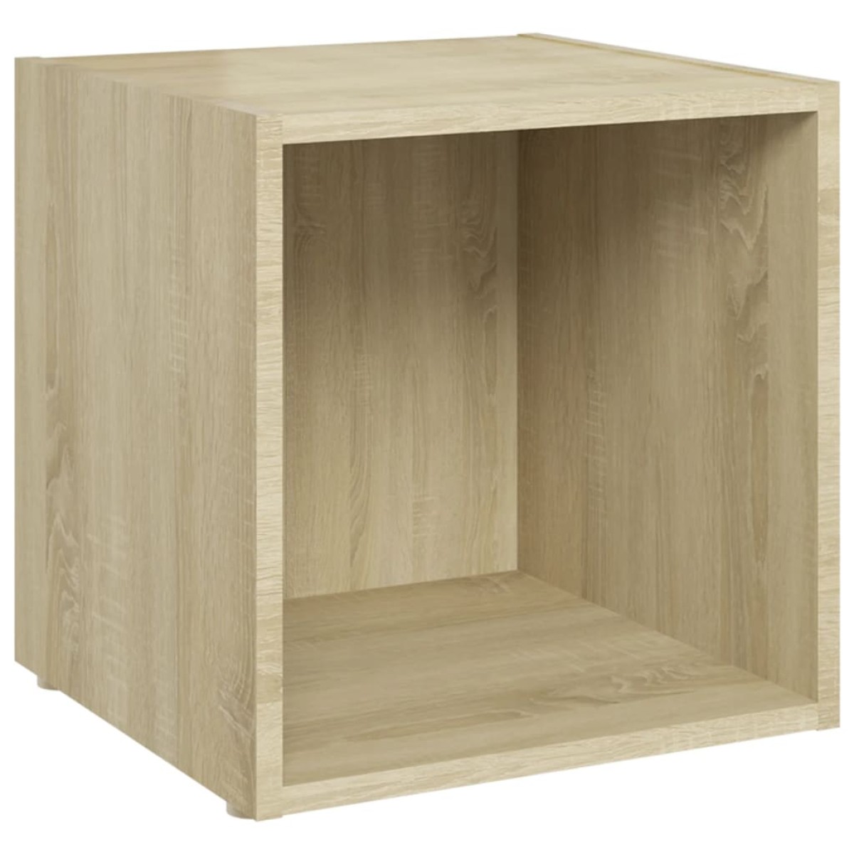 vidaXL Έπιπλο Τηλεόρασης Sonoma Δρυς 37 x 35 x 37 εκ. από Μοριοσανίδα