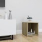 vidaXL Έπιπλο Τηλεόρασης Sonoma Δρυς 37 x 35 x 37 εκ. από Μοριοσανίδα