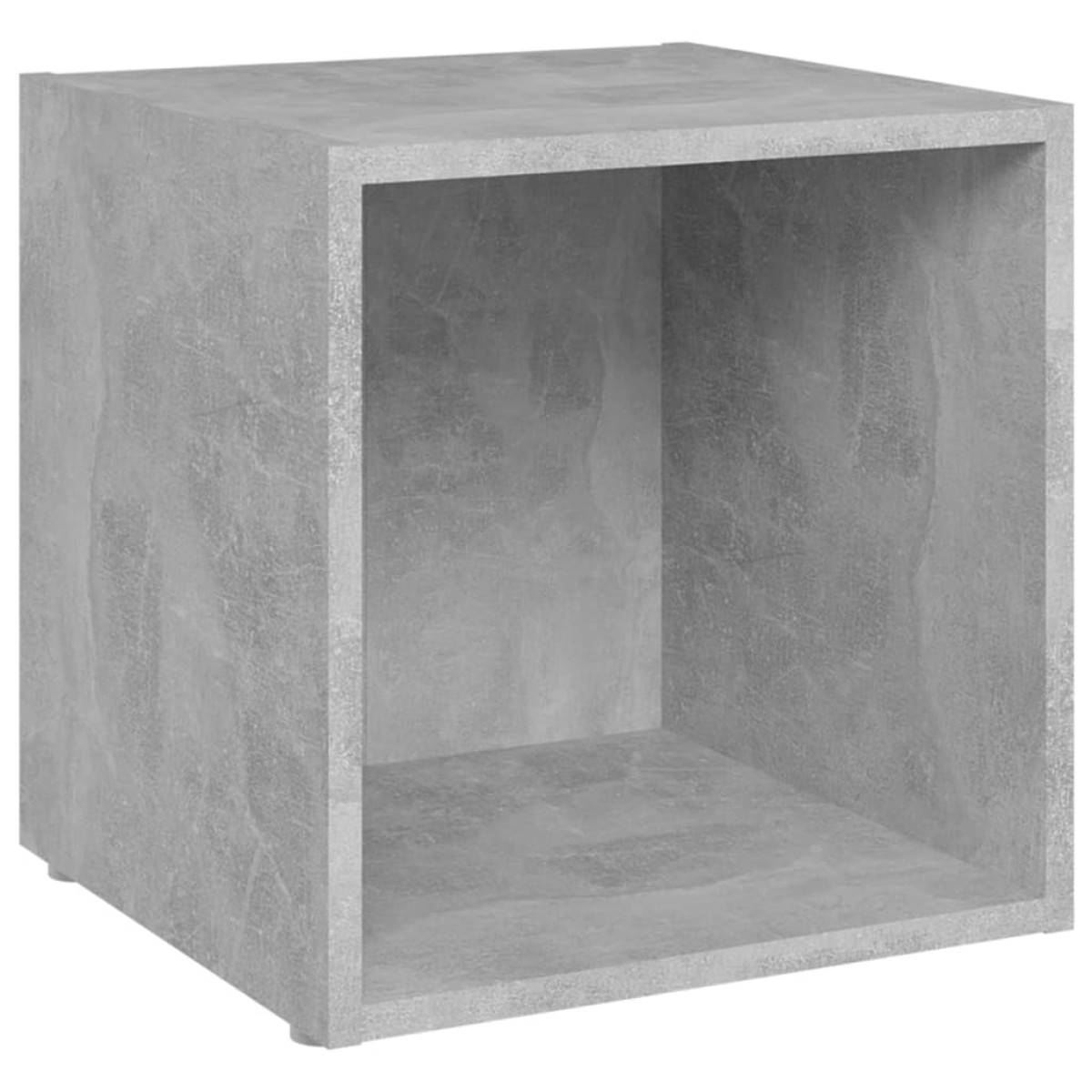 vidaXL Έπιπλα Τηλεόρασης 2 τεμ. Γκρι Σκυροδ. 37x35x37 εκ. Μοριοσανίδα