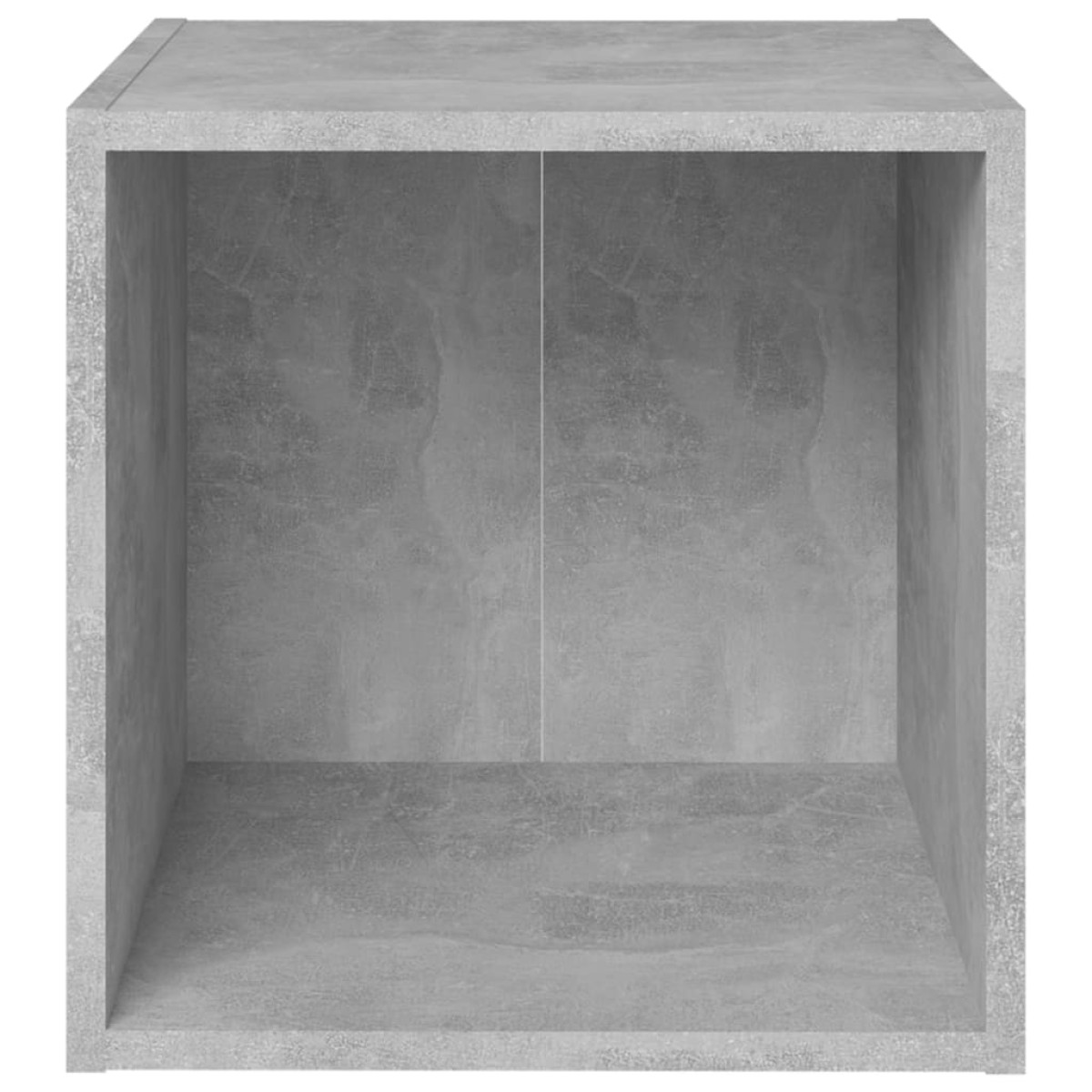 vidaXL Έπιπλα Τηλεόρασης 4 τεμ. Γκρι Σκυροδ. 37x35x37 εκ. Μοριοσανίδα