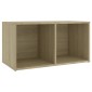 vidaXL Έπιπλο Τηλεόρασης Sonoma Δρυς 72x35x36,5 εκ. από Μοριοσανίδα