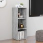 vidaXL Έπιπλο Τηλεόρασης Γκρι Σκυρ. 107 x 35 x 37 εκ. από Μοριοσανίδα