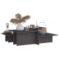 vidaXL Τραπεζάκια Σαλονιού 2 τεμ. Γκρι 111,5x50x33 εκ. Επεξεργ. Ξύλο